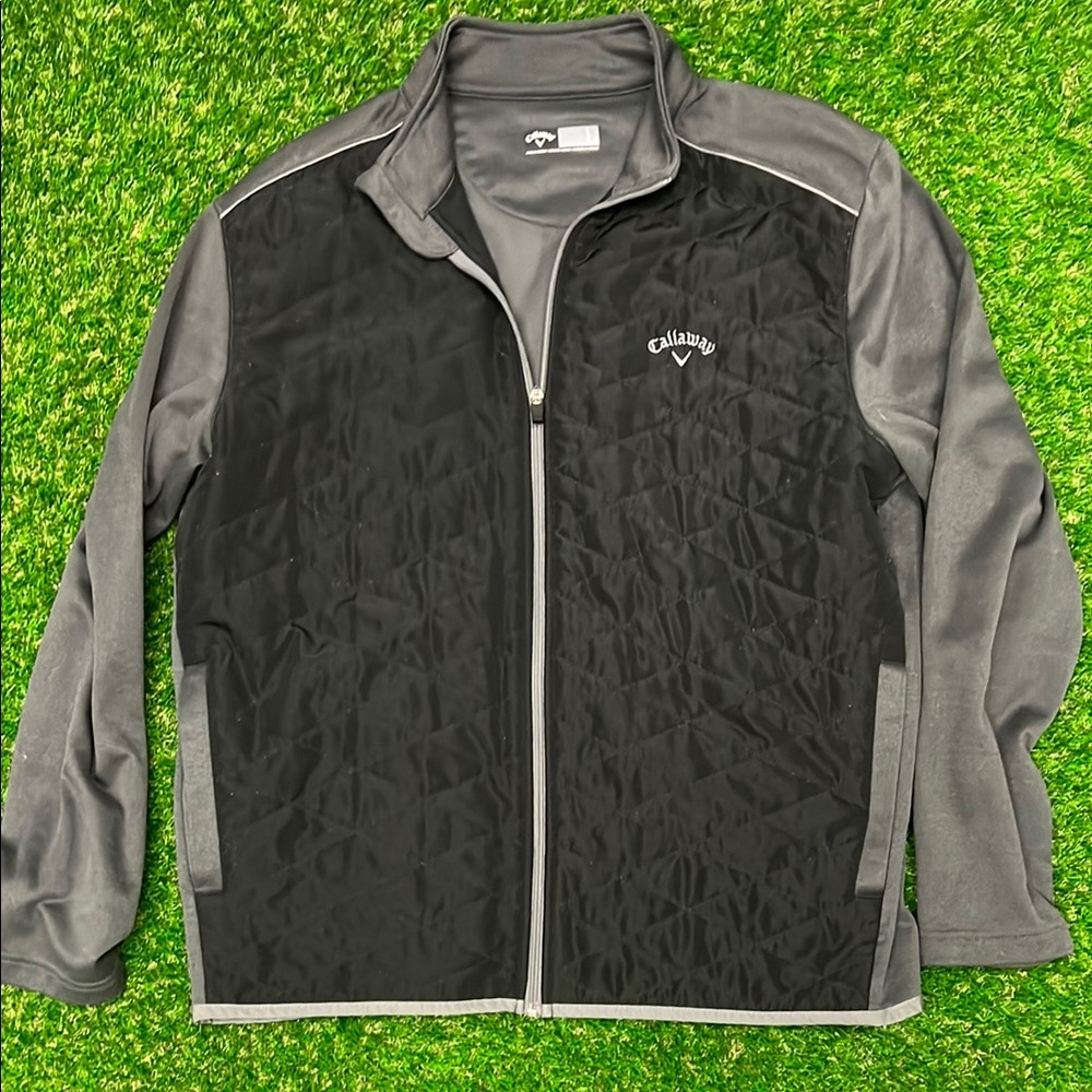 Callaway Men's Black and Gray Jacket